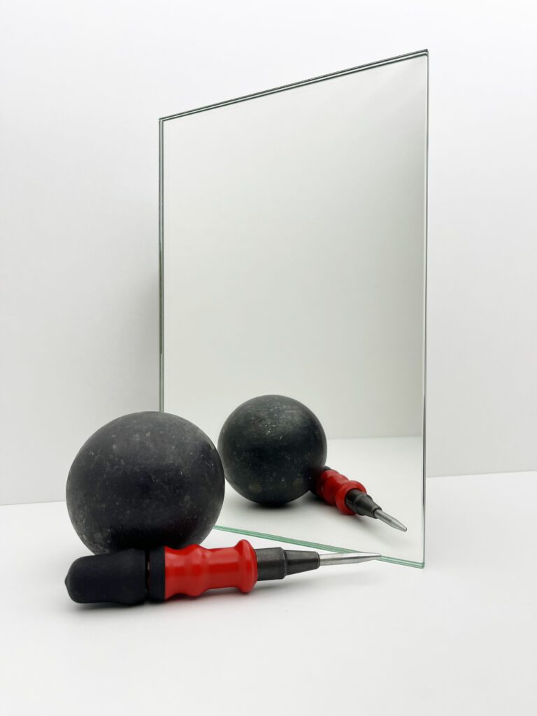 Miroir ultra résistant aux choc sur verre feuilleté OFORCE