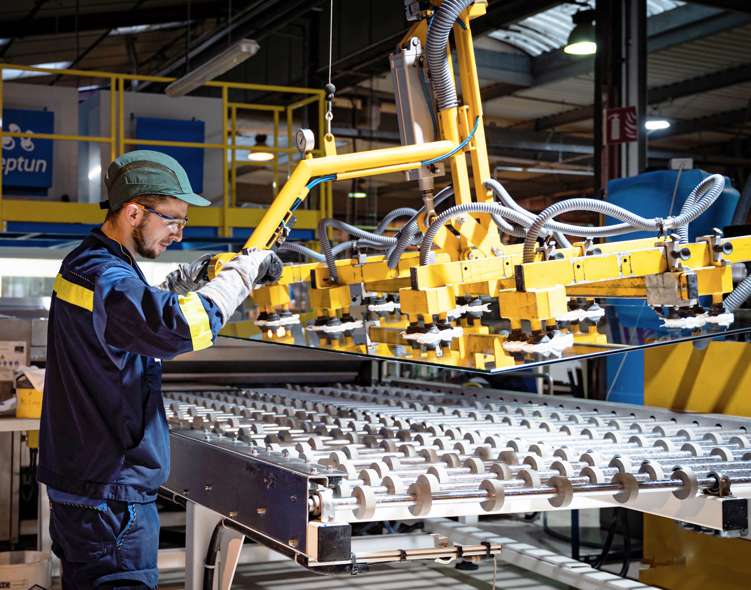 Machine impression numérique verre plat