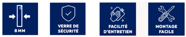 Avantages produit AURYS portes coulissantes en verre