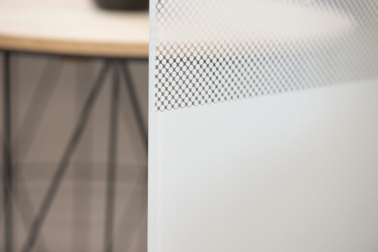 Sérigraphie verre effet dégradé made in France