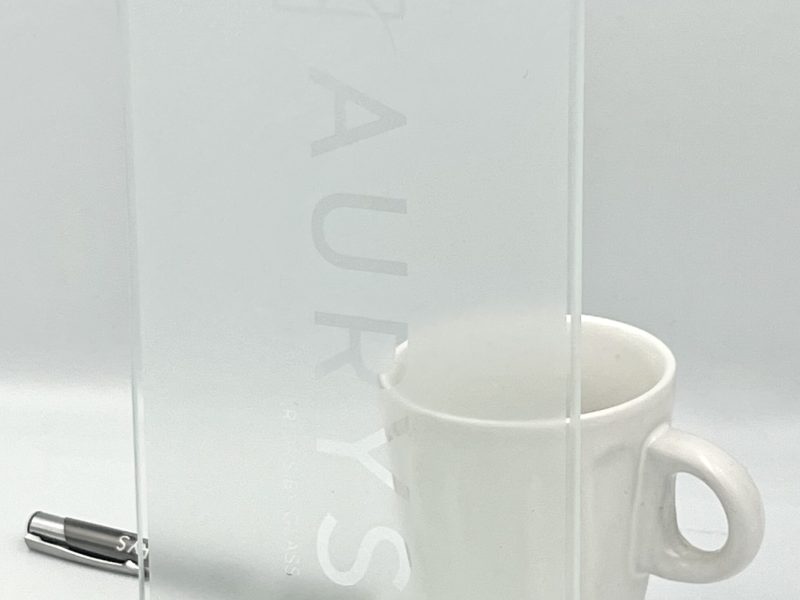 Verre dépoli non acidé solution écologique par émaillage